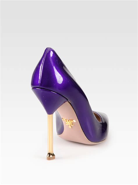 prada purple pumps|prada boots and pumps.